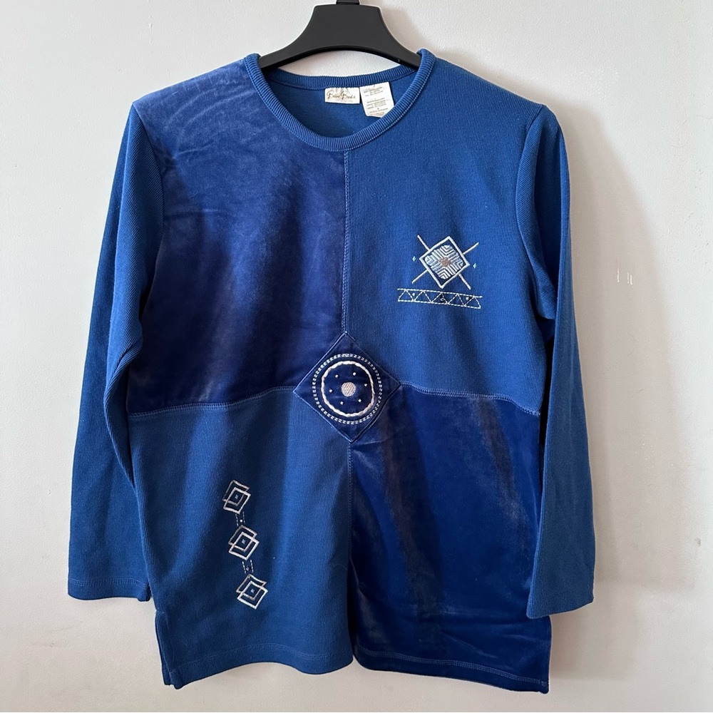 Vintage Bobbie Brooks Blue Long Sleeve Top